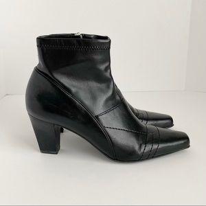 Franco Sarto Toni Booties Black Size 7 1/2
